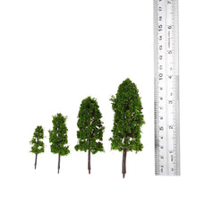 trees model for train layout green pagodo tree model garden scenery landscape diorama miniatures model toys 20pcs J4U66