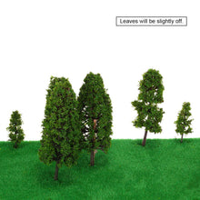 trees model for train layout green pagodo tree model garden scenery landscape diorama miniatures model toys 20pcs J4U66
