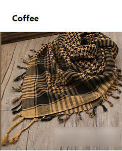5 Colors Women Men Checkered Arab Grid Neck Keffiyeh Palestine Scarf Wrap 100*100CM J4U66