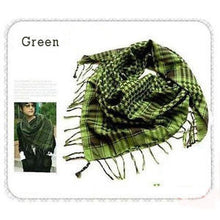 5 Colors Women Men Checkered Arab Grid Neck Keffiyeh Palestine Scarf Wrap 100*100CM J4U66