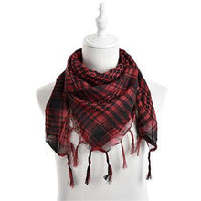 5 Colors Women Men Checkered Arab Grid Neck Keffiyeh Palestine Scarf Wrap 100*100CM J4U66