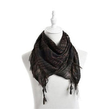 5 Colors Women Men Checkered Arab Grid Neck Keffiyeh Palestine Scarf Wrap 100*100CM J4U66