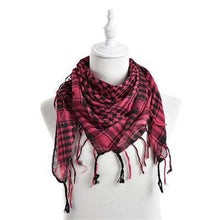 5 Colors Women Men Checkered Arab Grid Neck Keffiyeh Palestine Scarf Wrap 100*100CM J4U66