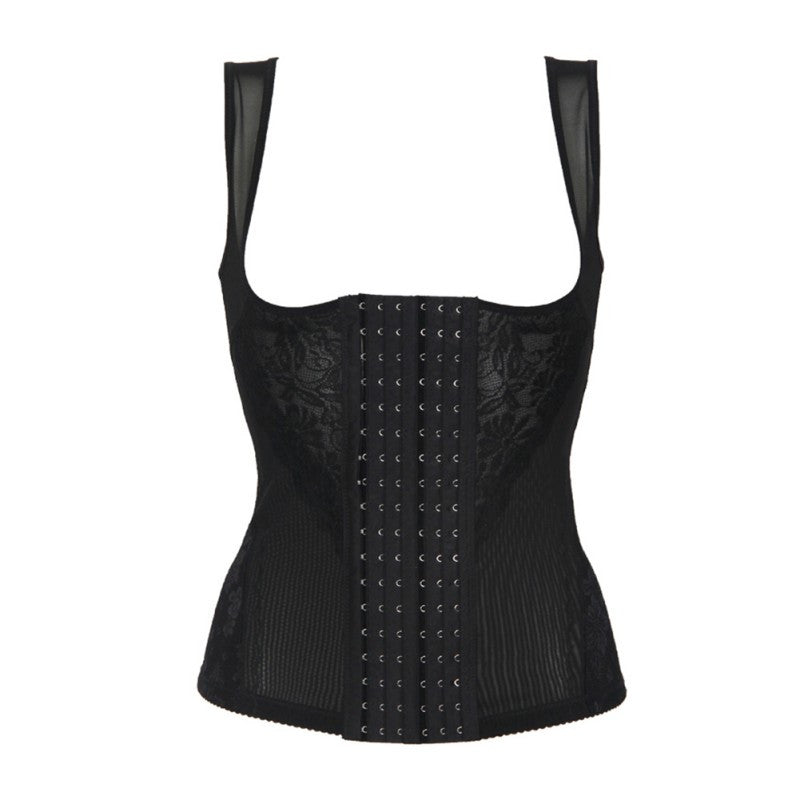 Women Floral Bodysuits Shapewear Underwear Plus size Body Shaper Waist Corsets Buckle In The Crotch J4U66