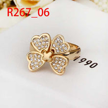 jewelry 18k gp four flower rings for women ring 27 J4U66