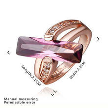 jewelry 18k gp violetta bar rings for women ring 413 J4U66