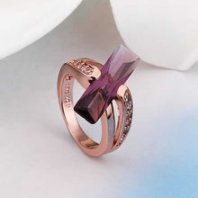 jewelry 18k gp violetta bar rings for women ring 413 J4U66