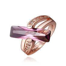 jewelry 18k gp violetta bar rings for women ring 413 J4U66