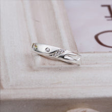 silver ring silver plated jewelry ring zircon crystal elegant rings smtr255 J4U66