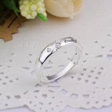 silver ring silver plated jewelry ring zircon crystal elegant rings smtr255 J4U66