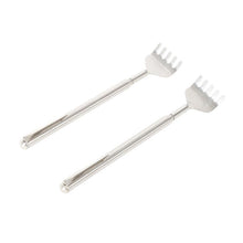 2pcs Practical Handy Stainless Back Scratcher Telescopic Pocket Scratching Massage Kit LY5 J4U66