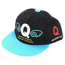 Korean Lovely Kids Children Denim Angel Wing Letter Pattern Baseball Cap J4U66