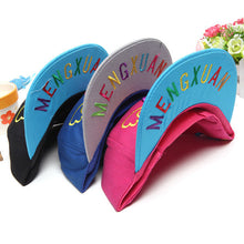 Korean Lovely Kids Children Denim Angel Wing Letter Pattern Baseball Cap J4U66