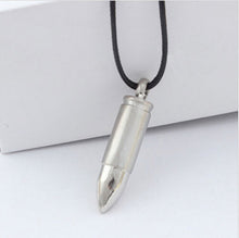 Man Bullet Chain Necklace Male Pendant Jewelry Gifts For Men 3 Colors J4U66