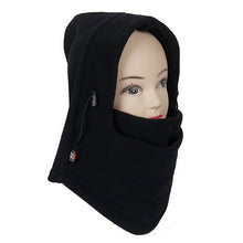 Thicken Full Face Cover Hat Warm 2-Layer Ski Mask Cap Scarf Beanie Men Women J4U66