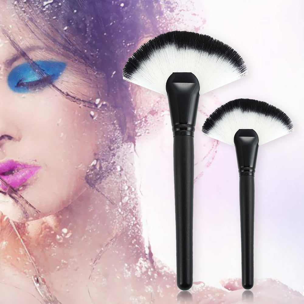 women blush powder foundation brush big fan makeup brush cosmetics tool J4U66