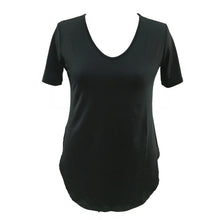 Sexy Women Short Sleeve T-shirt Side Slit Tops Blouse Casual Mini Dress H24 J4U66