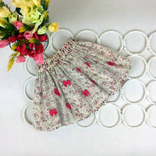 Baby Kids Girls Bowknot Floral Elastic Tutu Skirt Princess Children Tulle Skirts J4U66