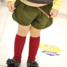 baby socks school cotton knee high kids boys girls socks candy colors 5 colors J4U66