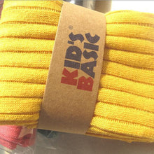 baby socks school cotton knee high kids boys girls socks candy colors 5 colors J4U66