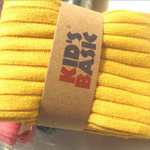 baby socks school cotton knee high kids boys girls socks candy colors 5 colors J4U66