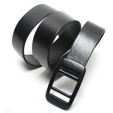 Men Women Anti Metal Allergy Leisure Belt Solid Plastic Head Smooth Buckle Belt White Black Coffee 3 Colors J4U66