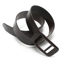 Men Women Anti Metal Allergy Leisure Belt Solid Plastic Head Smooth Buckle Belt White Black Coffee 3 Colors J4U66