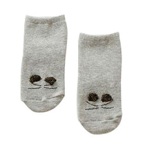 Warm Infant 0-4Y Baby Girl Boy Socks Cat Cotton Anti-slip Knee High Socks J4U66