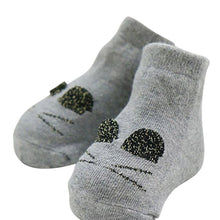 Warm Infant 0-4Y Baby Girl Boy Socks Cat Cotton Anti-slip Knee High Socks J4U66