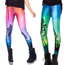 Women 3D Printed Leggings Stretchy Jeggings Pencil Pants Trousers Joggers 15 Patterns 1PY J4U66