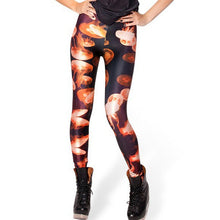 Women 3D Printed Leggings Stretchy Jeggings Pencil Pants Trousers Joggers 15 Patterns 1PY J4U66