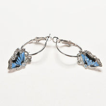 Women Crystal Butterfly Dangle Earrings Retro Gift For Women Jewerlry  J4U66