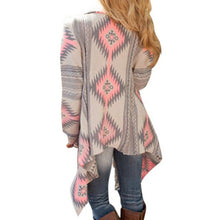 women irregular printed tops long sleeve zip up coat plus size sweatshirt m l green pink J4U66