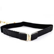 Women Ladies Fashion Thin Metal Buckle PU Leather Candy Color Corset Waist Belt P16 J4U66