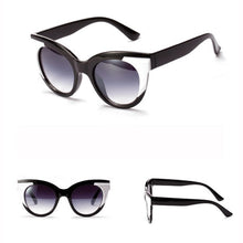 Women Men UV 400 Blocking Color Cat Eye Sunglasses Plastic Frame Eyeglasses Brand Designer Goggles  J4U66