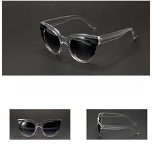 Women Men UV 400 Blocking Color Cat Eye Sunglasses Plastic Frame Eyeglasses Brand Designer Goggles  J4U66