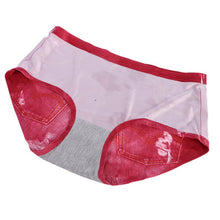 women sexy underwear panties brief bikini knickers lingerie 3d print jean shorts for ladies J4U66