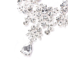 Women's Wedding Earrings Adjustable Pendant Necklace Jewelry Set SPCA J4U66