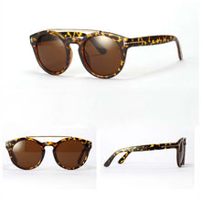 Womens Retro Dual Bridge Full Rim Sunglasses Metal Frame Eyeglasses Brand Designer Goggles  J4U66