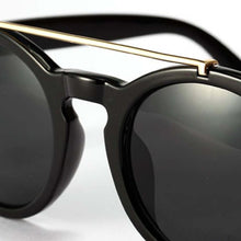 Womens Retro Dual Bridge Full Rim Sunglasses Metal Frame Eyeglasses Brand Designer Goggles  J4U66