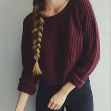 korean style long sleeve casual crop sweater women sweaters pullovers slim solid knitted jumpers sweter mujer J4U66