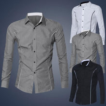 Fashion Mens Luxury Long Sleeve Casual Slim Fit Stylish Dress Shirts Shirt Tops Tees  J4U66