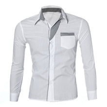 Casual Fashion Mens Luxury Long Sleeve Casual Slim Fit Mens shirt Stylish Dress Shirts J4U66