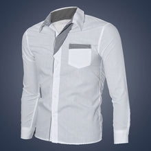 Casual Fashion Mens Luxury Long Sleeve Casual Slim Fit Mens shirt Stylish Dress Shirts J4U66