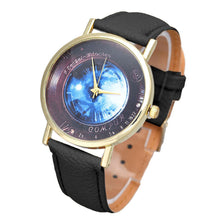 style Casual Fashion Women Men Fresh Blue Dial Pattern Students Watch relogio feminino J4U66