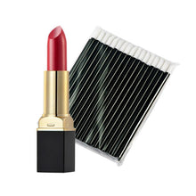 12-ColorMakeup Matte Lipstick Lip Gloss Pencil Long Lasting lipgloss+One-Time 50pc Black Lip Gloss Brush J4U66