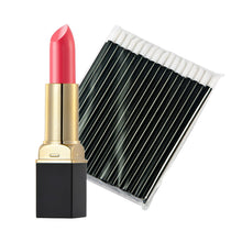 12-ColorMakeup Matte Lipstick Lip Gloss Pencil Long Lasting lipgloss+One-Time 50pc Black Lip Gloss Brush J4U66