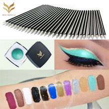 12 ColorsMakeup Long-lasting Multi-color Eyeliner Cream Combination Eyeliner+50pc Eyeliner Brush Cosmetic Tools J4U66
