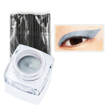 12 ColorsMakeup Long-lasting Multi-color Eyeliner Cream Combination Eyeliner+50pc Eyeliner Brush Cosmetic Tools J4U66