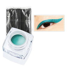 12 ColorsMakeup Long-lasting Multi-color Eyeliner Cream Combination Eyeliner+50pc Eyeliner Brush Cosmetic Tools J4U66